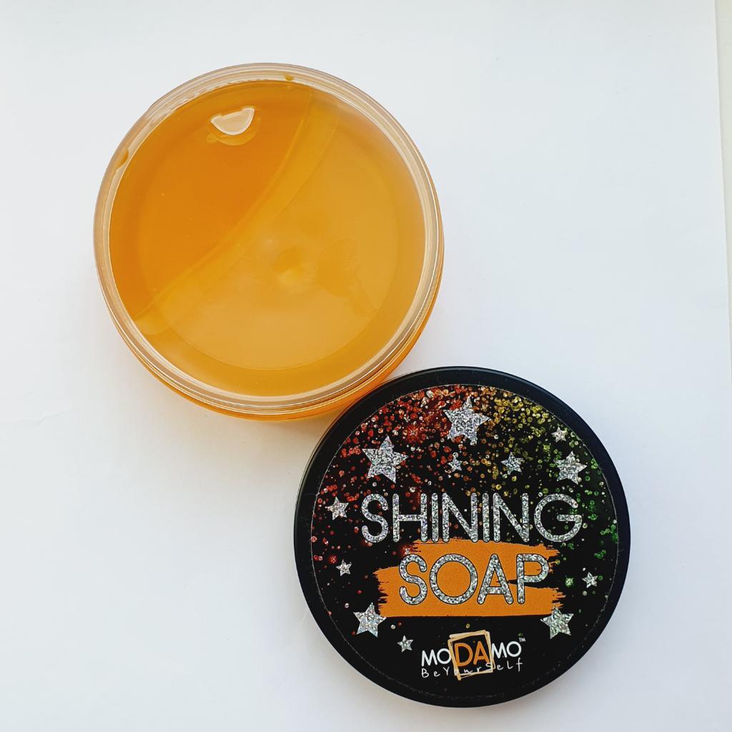 Modamo shining soap  мыло густое с блёстками маракуйя