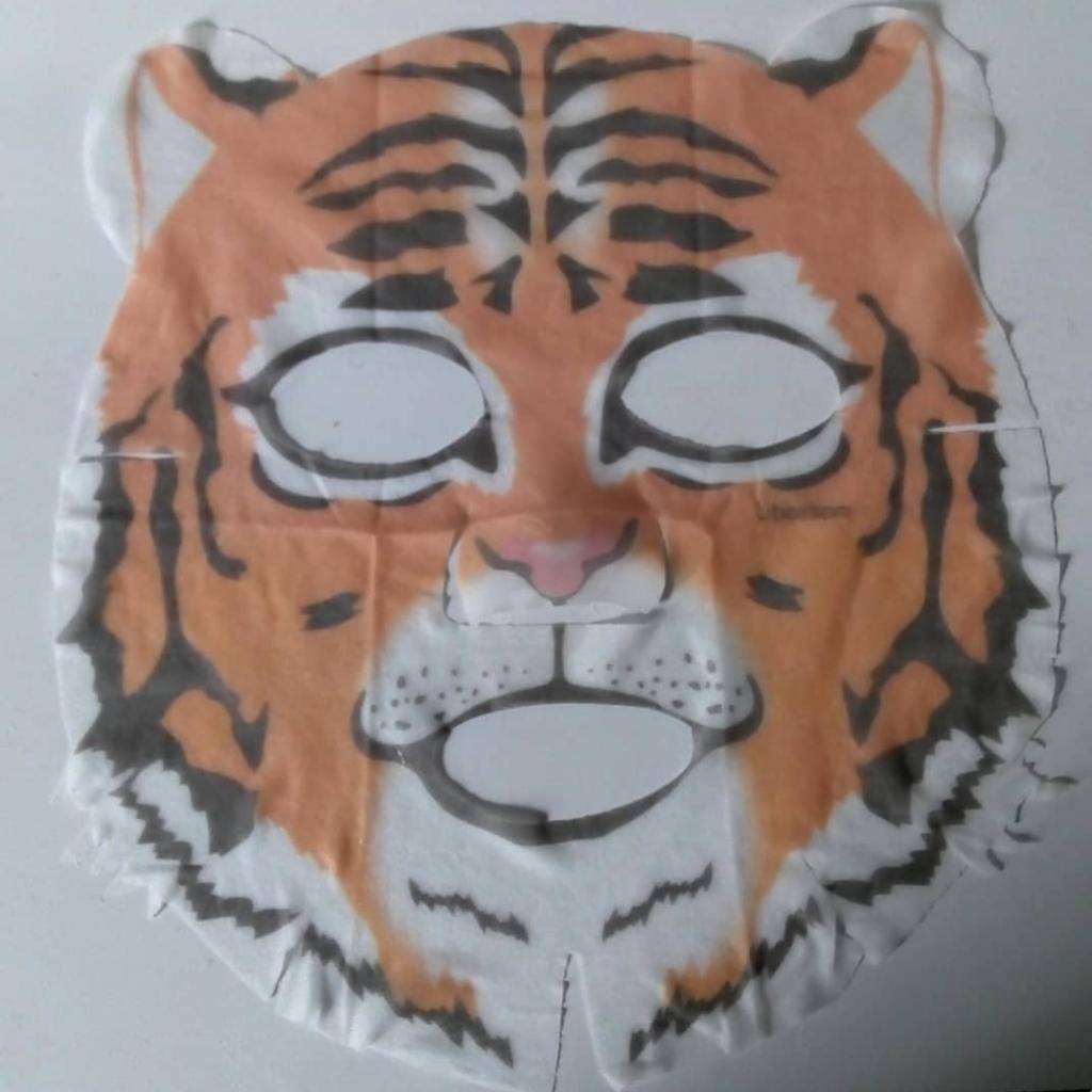 Berrisom Animal Mask Series Tiger Маска-тигренок с экстрактом женьшеня.