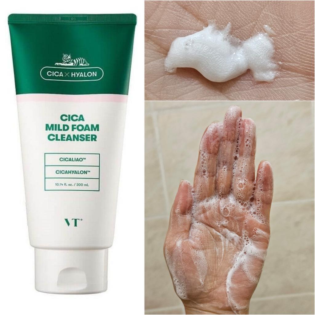 VT Cosmetics Cica Mild Foam Cleanser Пенка для чувствительной кожи с центеллой