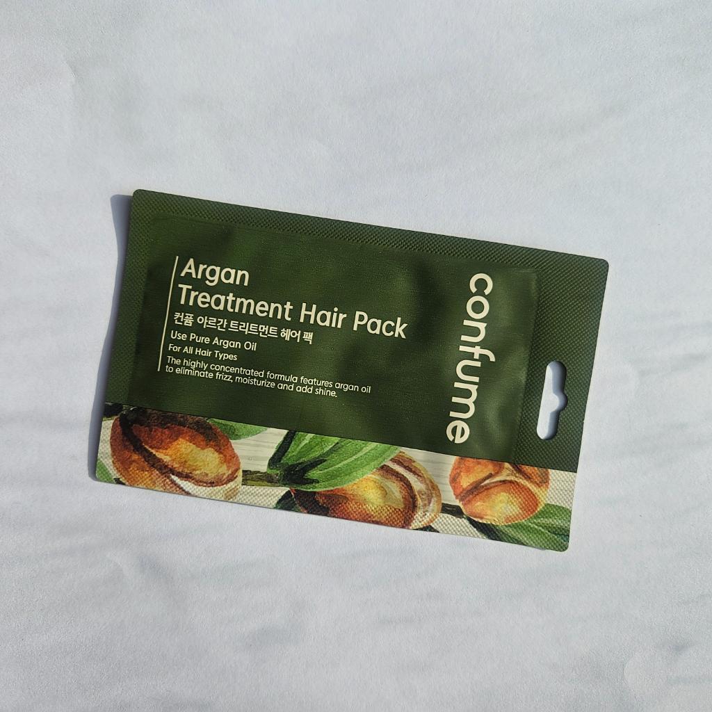 Welcos Confume Argan Damage Treatment Восстанавливающая маска для волос с маслом арганы