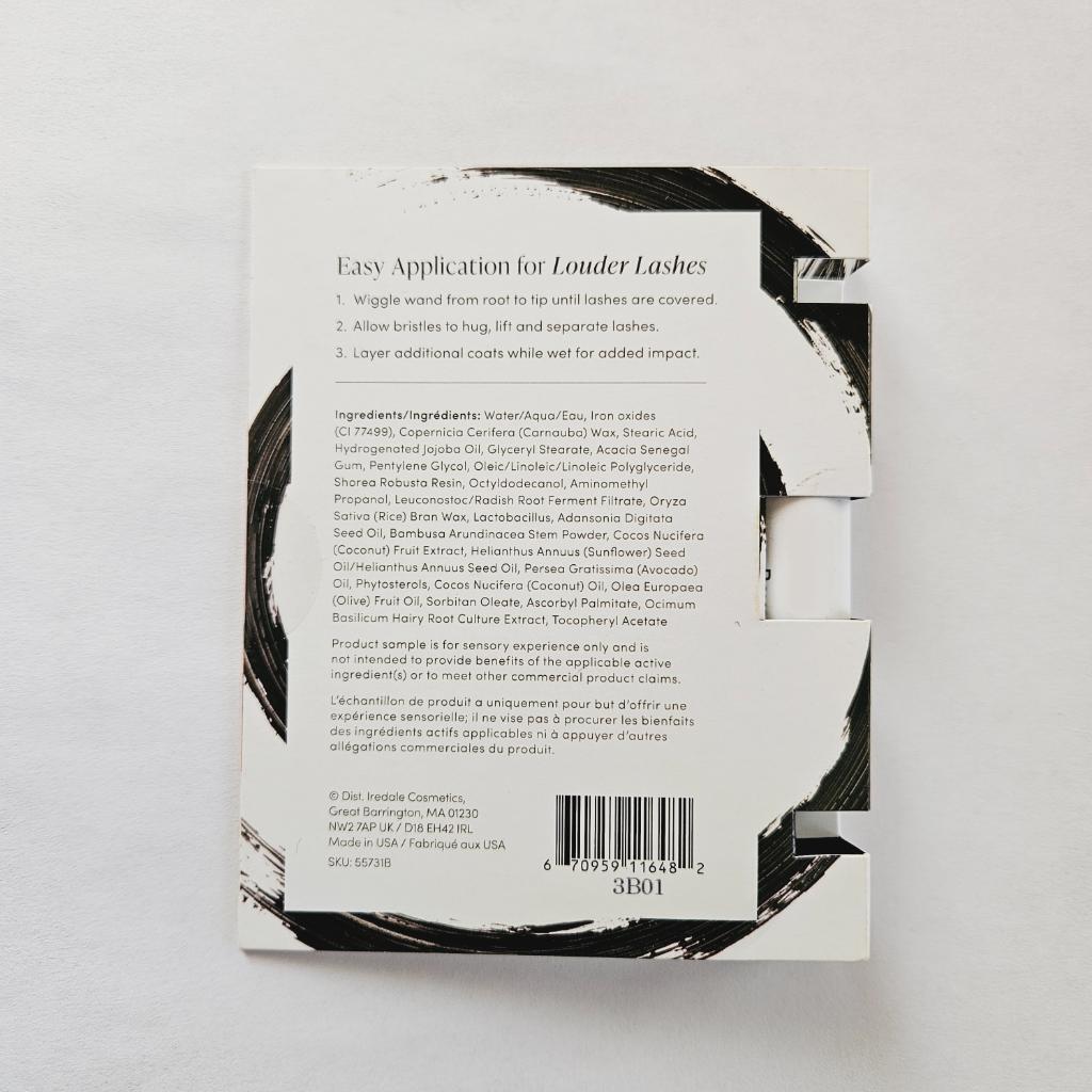 Jane Iredale beyond lash volumizing mascara black ink Объёмная чёрная тушь для ресниц.