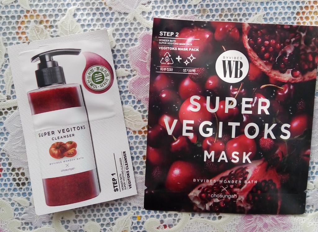 Chosungah By Vibes Wonder Bath Super Vegitoks Mask red  2-х ступенчатая система с детокс-эффектом