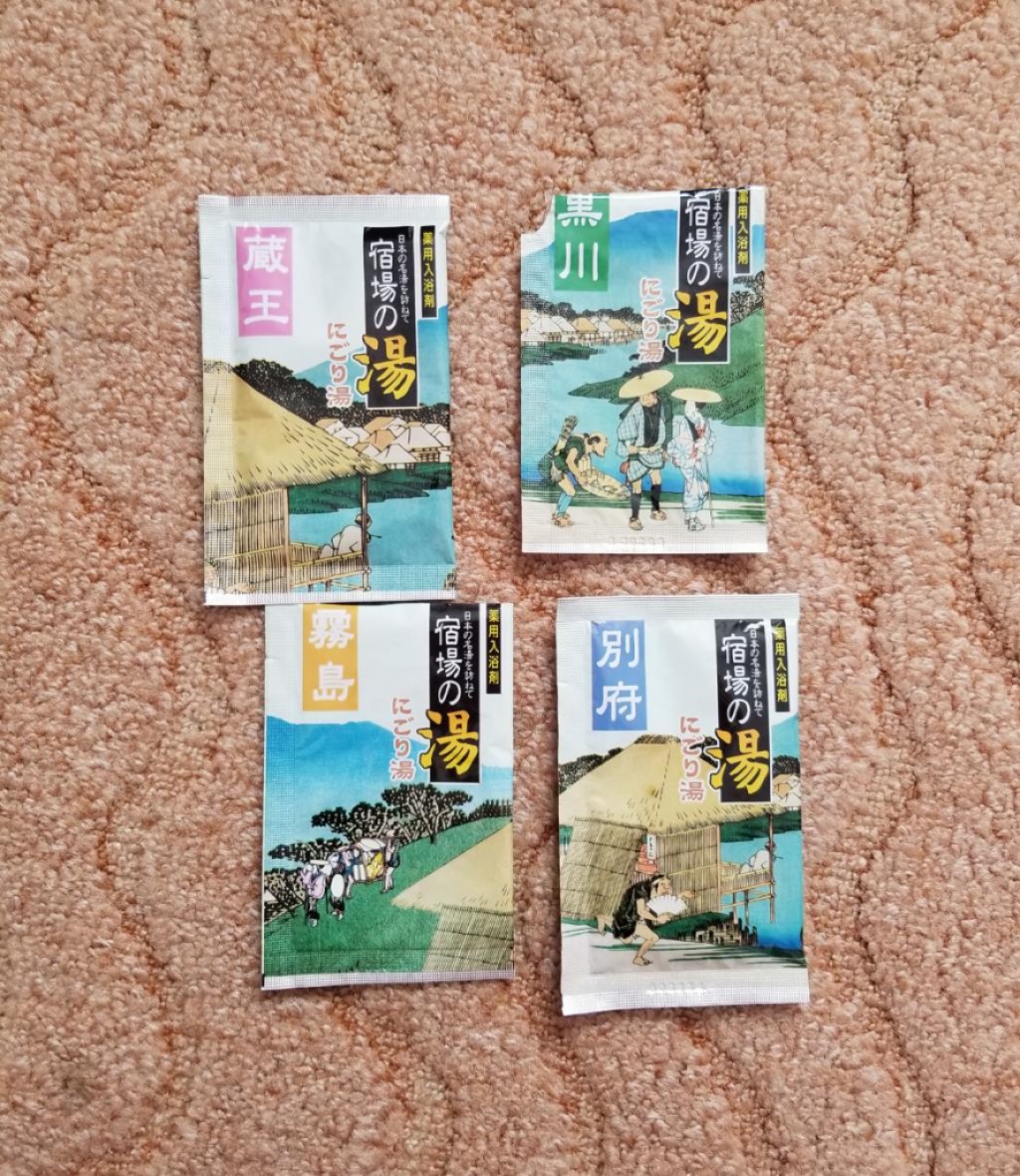 Nihon Bath Salts assorted pack ND Японская соль для ванны, 5 природных ароматов