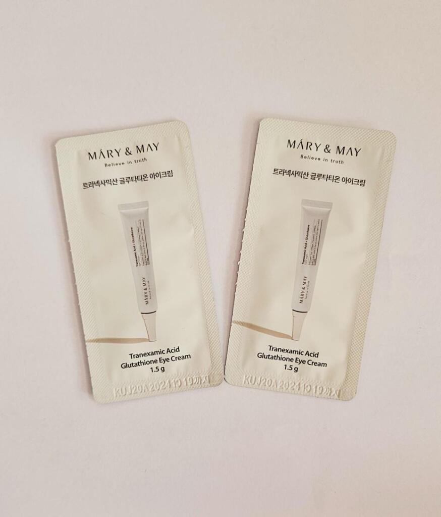 Mary&May Tranexamic Acid Glutathion Eye Cream Осветляющий крем для век с транексамовой кислотой