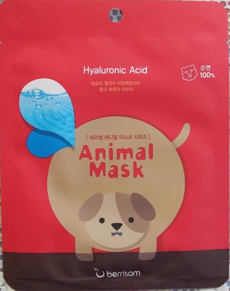 Berrisom Animal Mask Series Dog Маска-собачка с гиалуроновой кислотой
