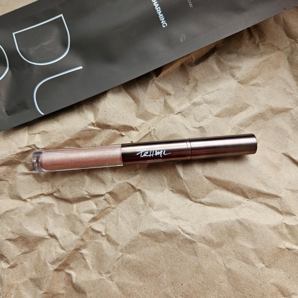 Tellmi eye duo two-in-one pencil shadow Карандаш для глаз и жидкие тени комбо набор 2в1 в оттенке disco charming