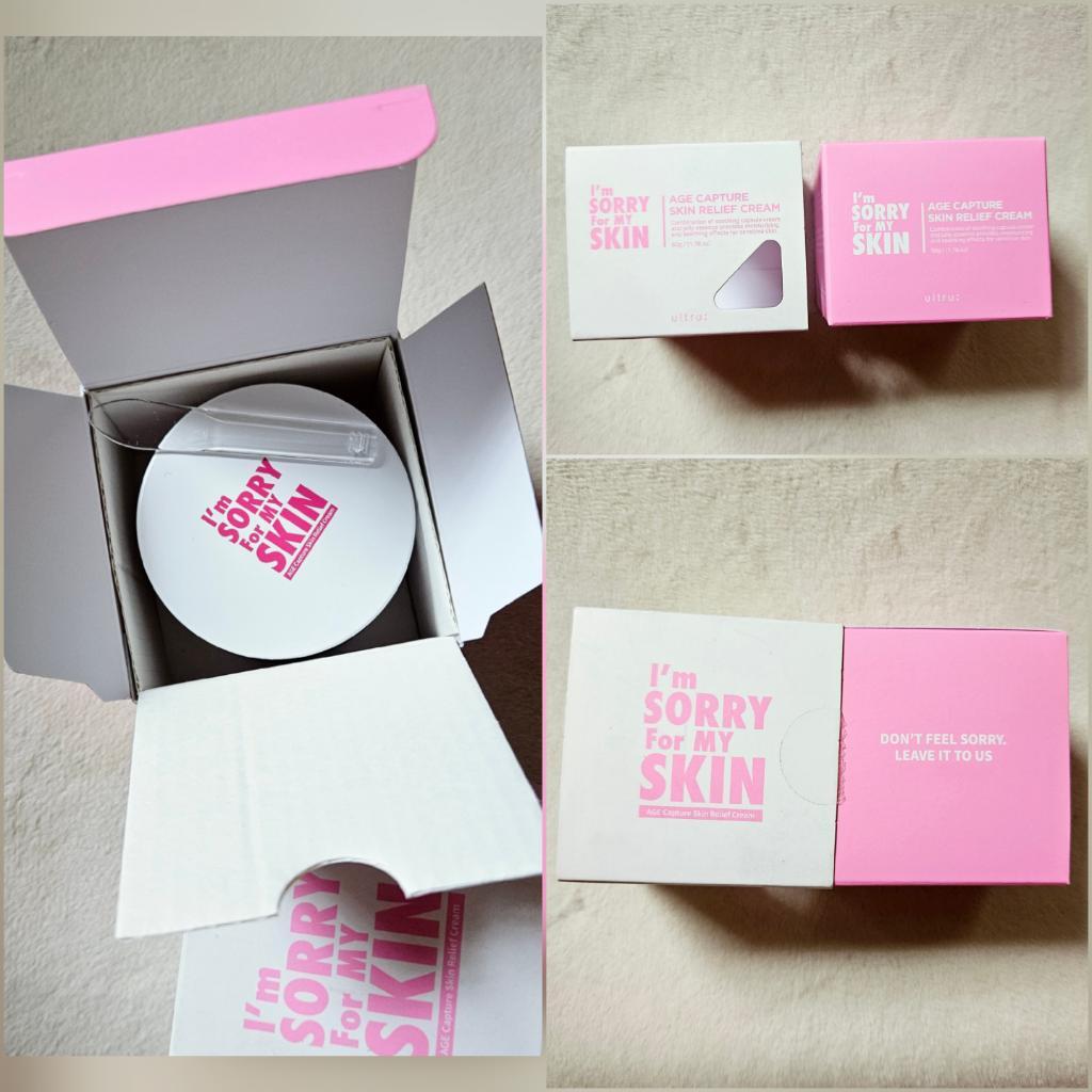 I'm Sorry for My Skin Age Capture Skin Relief Cream  Успокаивающий капсульный крем для лица