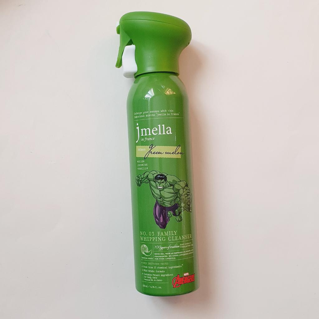Jmella In France Marvel Green Melon Family Whipping Cleancer Очищающая пена для ванны с ароматом дыни - взбитое очищающее средство для всей семьи.