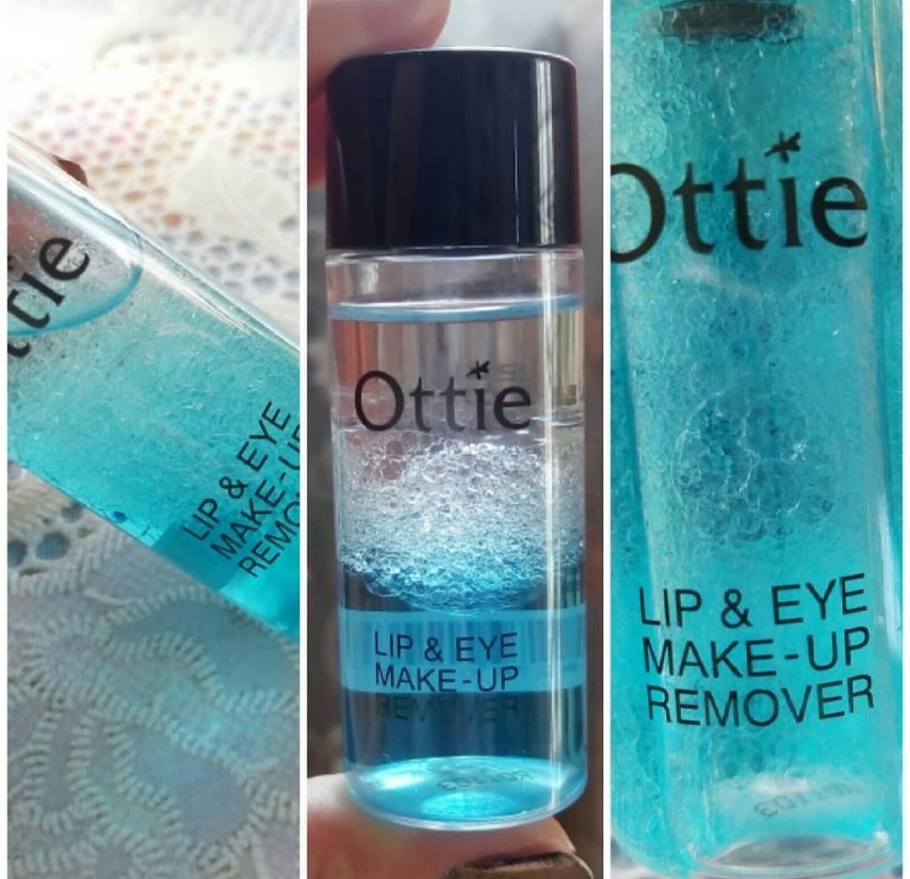 Ottie lip & Eye Make-Up remover Двухфазное средство для удаления стойкой косметики.