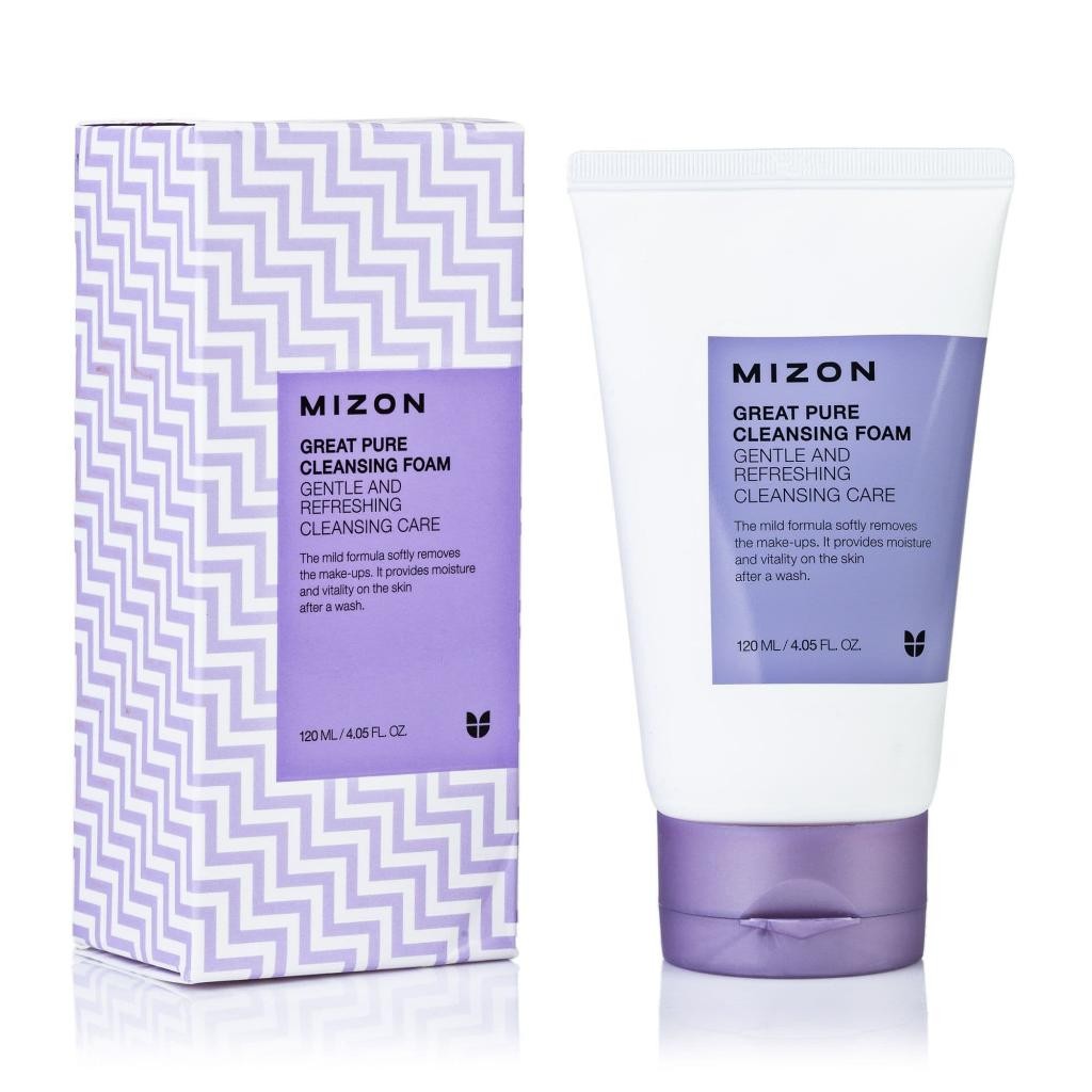 Mizon Great Pure Cleansing Foam Пенка для умывания чувствительной кожи