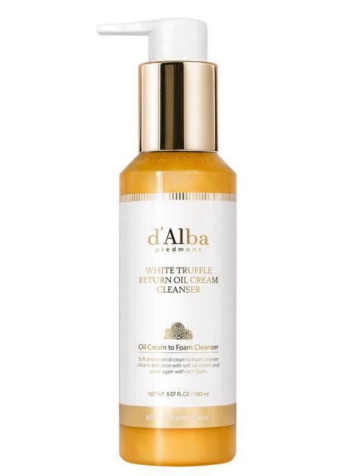 d'Alba White Truffle Return Oil Cream Cleanser Гидрофильное масло-пенка для двойного очищения