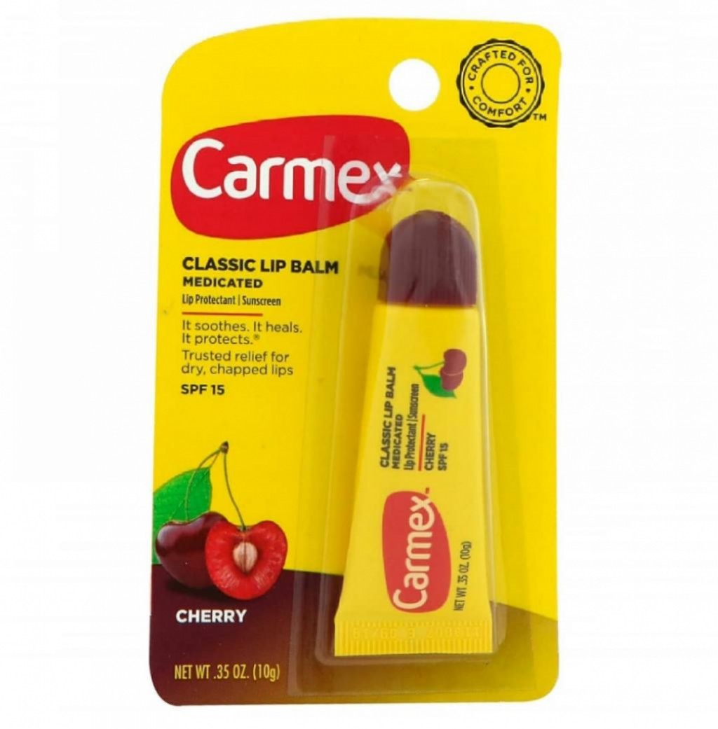 Carmex Classic Lip Balm Medicated Cherry Лечебный бальзам для губ