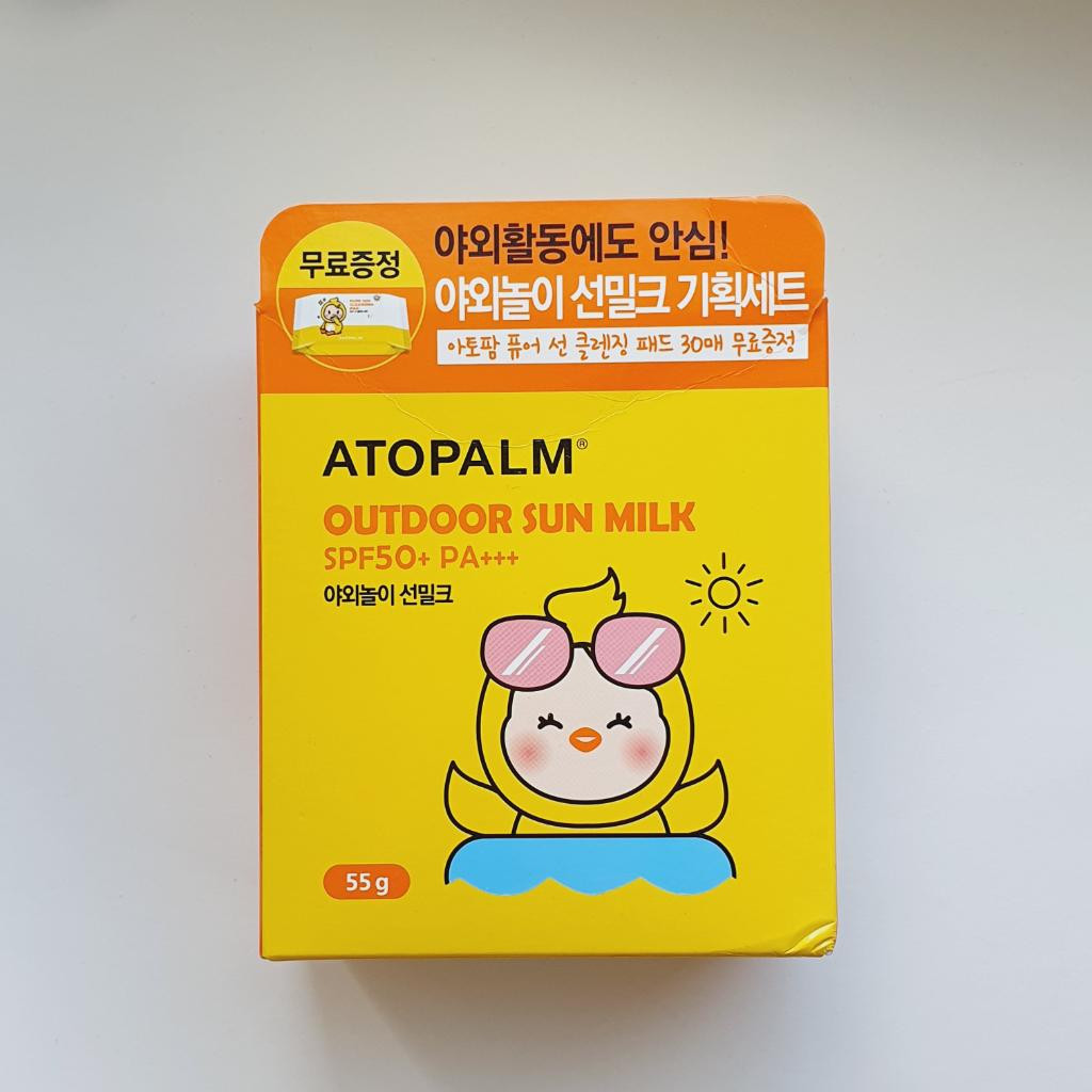 Atopalm Outdoor Sun Milk Special Set SPF50+ PA+++  Набор солнцезащитных средств для детей