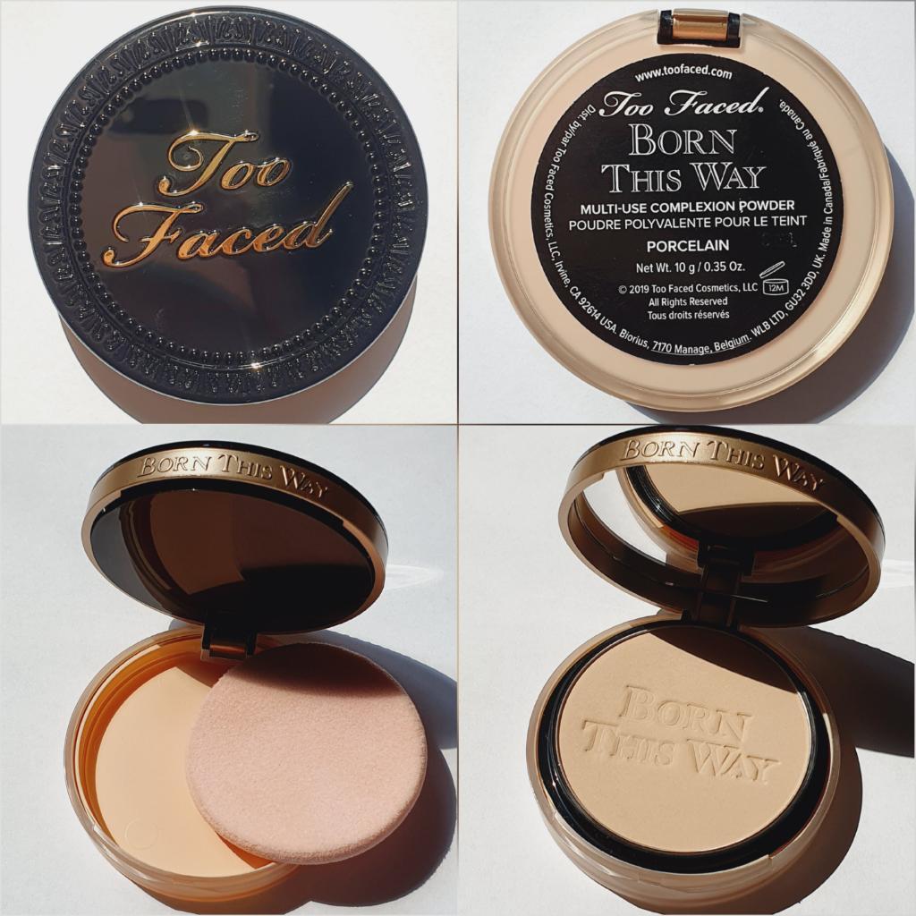 Too Faced Born This Way Multi use complexion powder  Компактная пудра для лица в оттенке Porcelain.