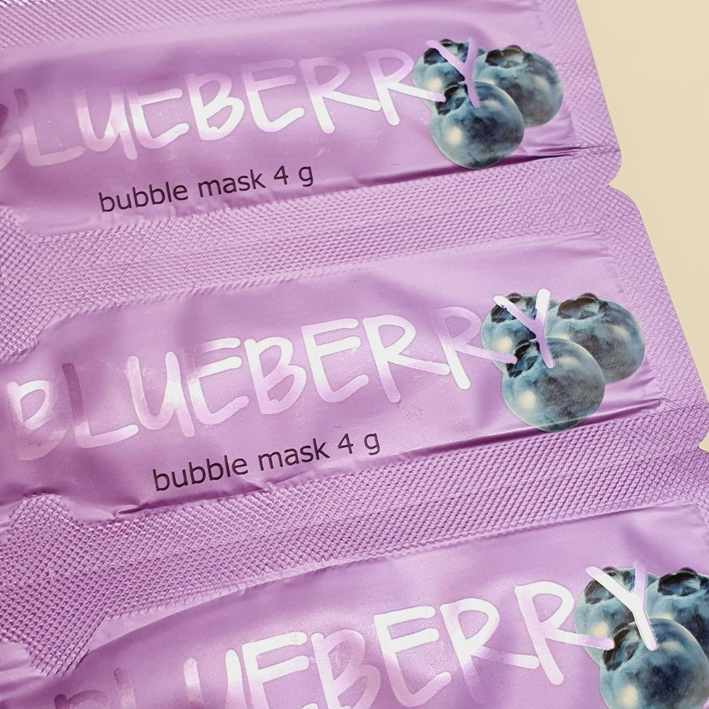 Skinlite blueberry bubble mask Очищающая пузырьковая маска для проблемной кожи.