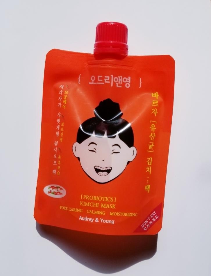 Audrey&young Probiotics Kimchi Mask Смываемая маска - сорбет.