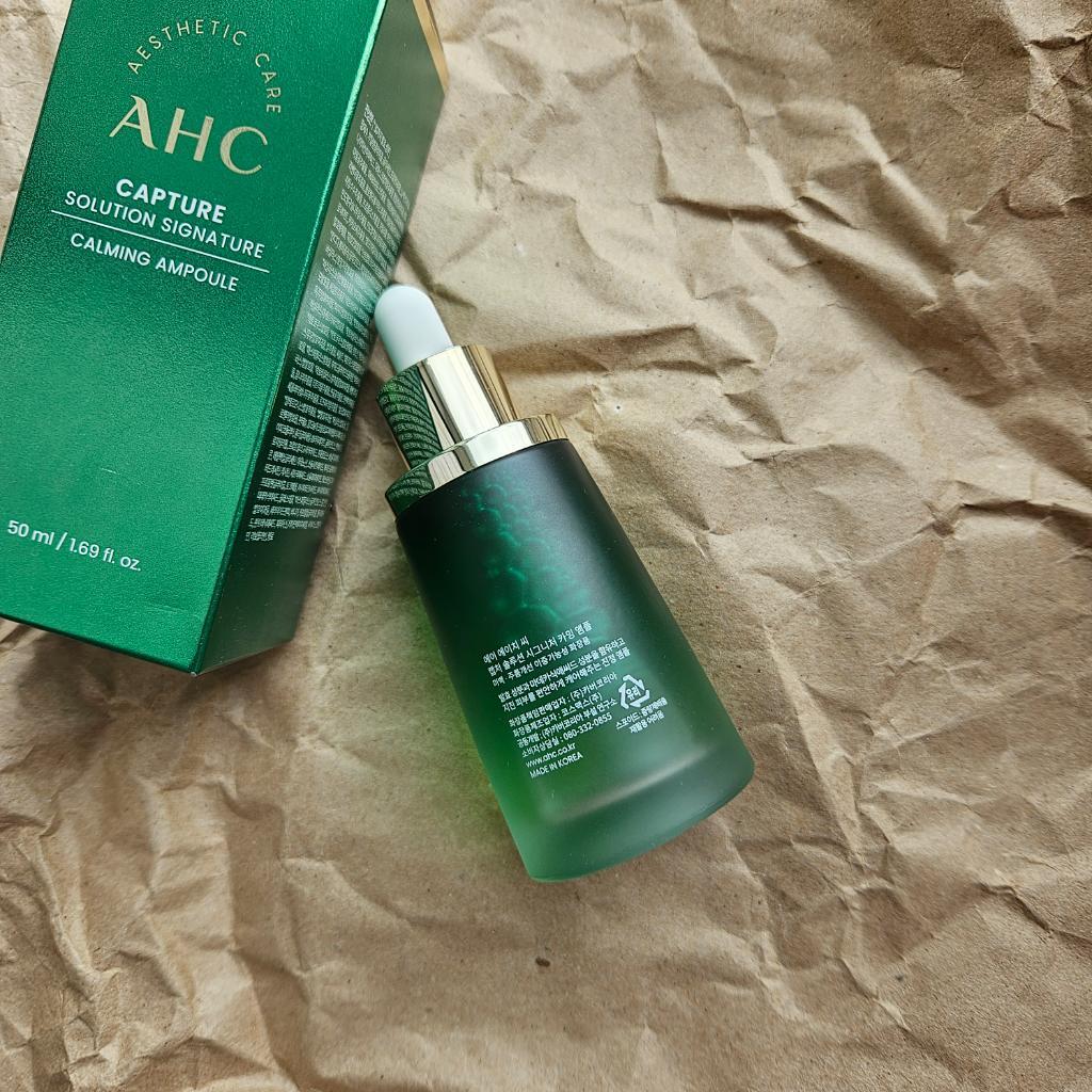 AHC Capture Solution Signature Calming Ampoule Успокаивающая сыворотка для восстановления кожи