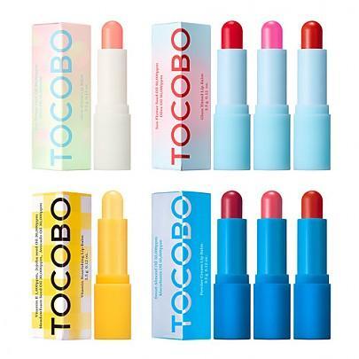 Tocobo Glow Ritual Lip Balm 001 Coral Water Увлажняющий оттеночный бальзам для губ