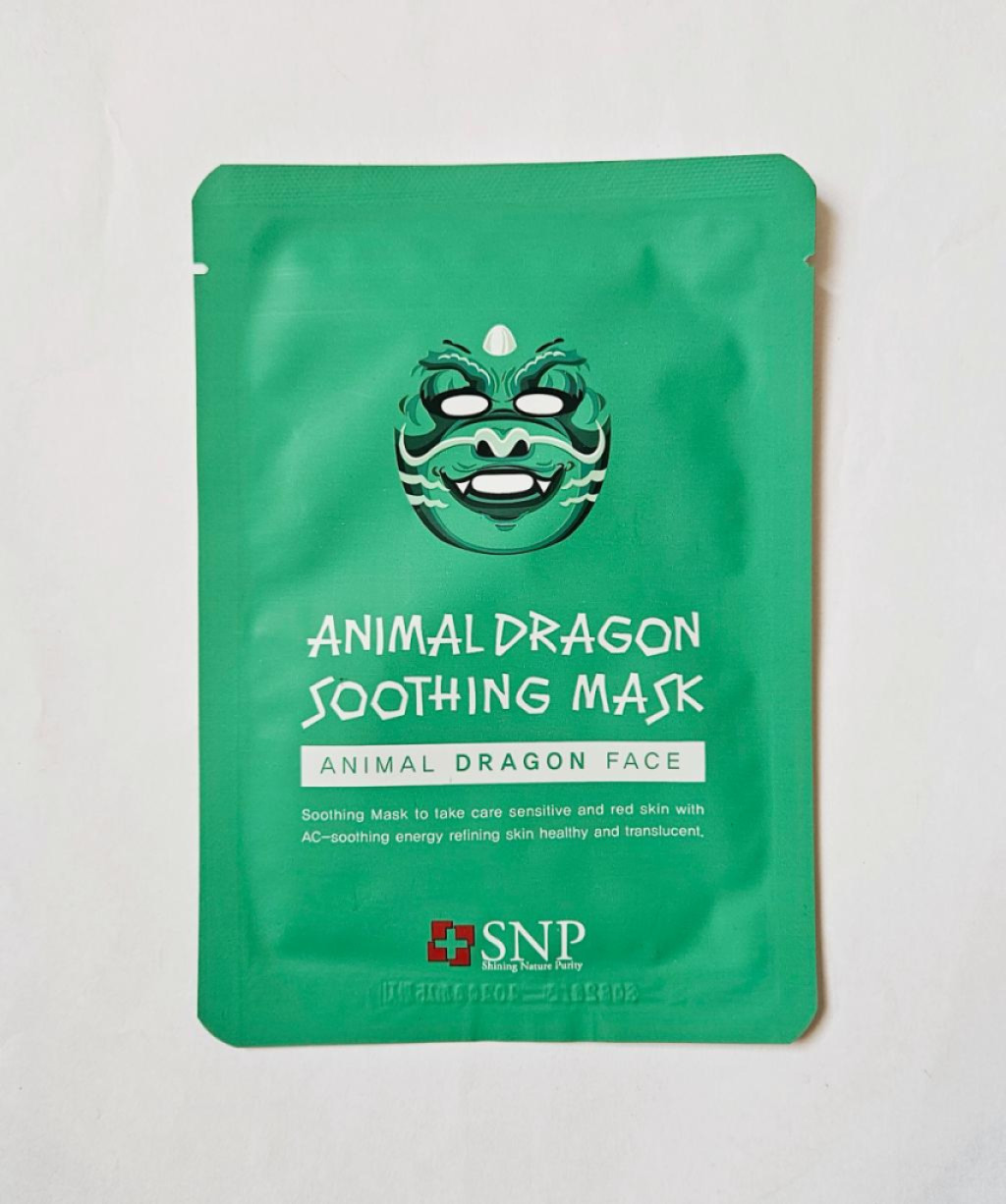 SNP Animal Dragon Soothing Mask Тканевая успокаивающая маска