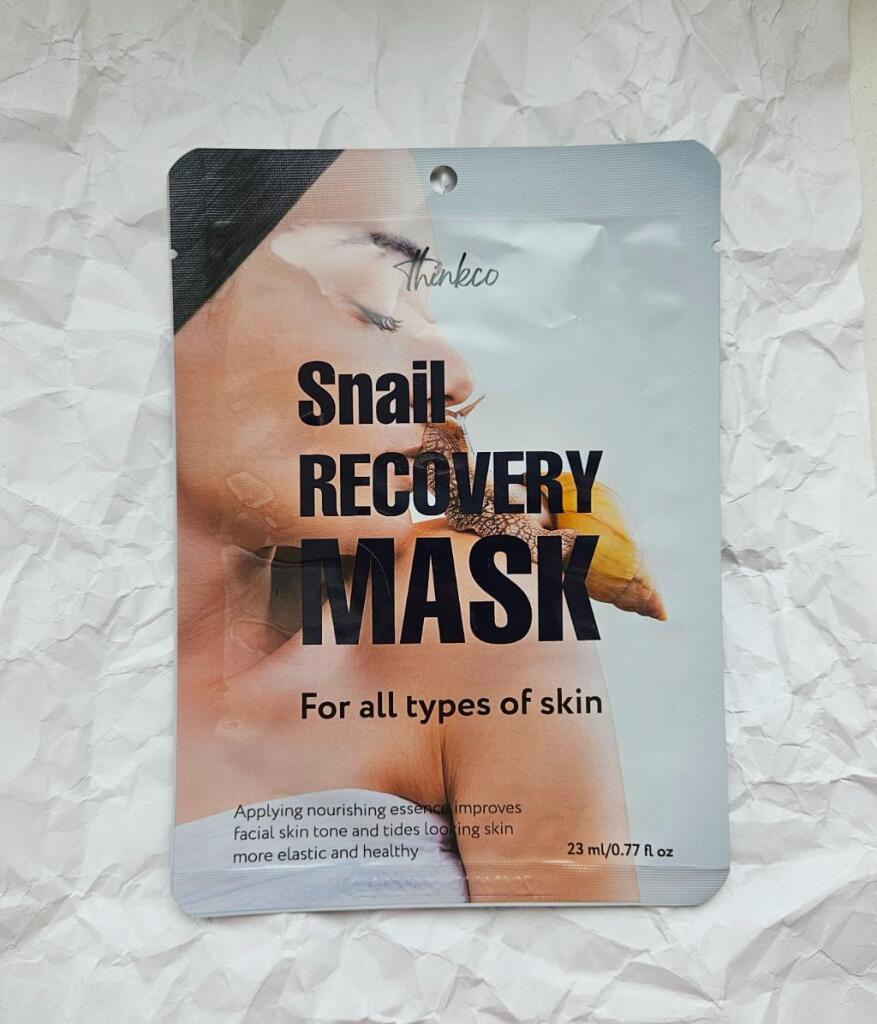 Thinkco snail recovery mask Тканевая маска с муцином улитки