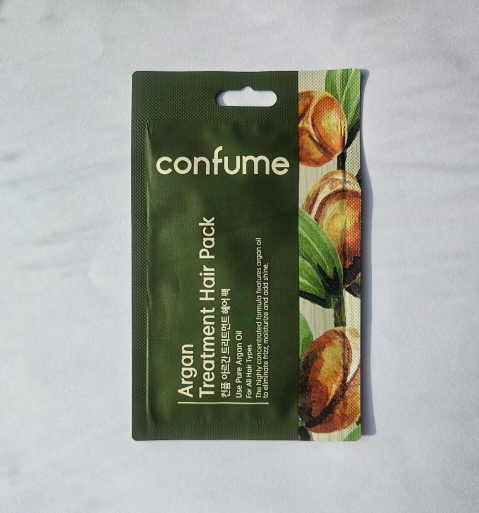 Welcos Confume Argan Damage Treatment Восстанавливающая маска для волос с маслом арганы