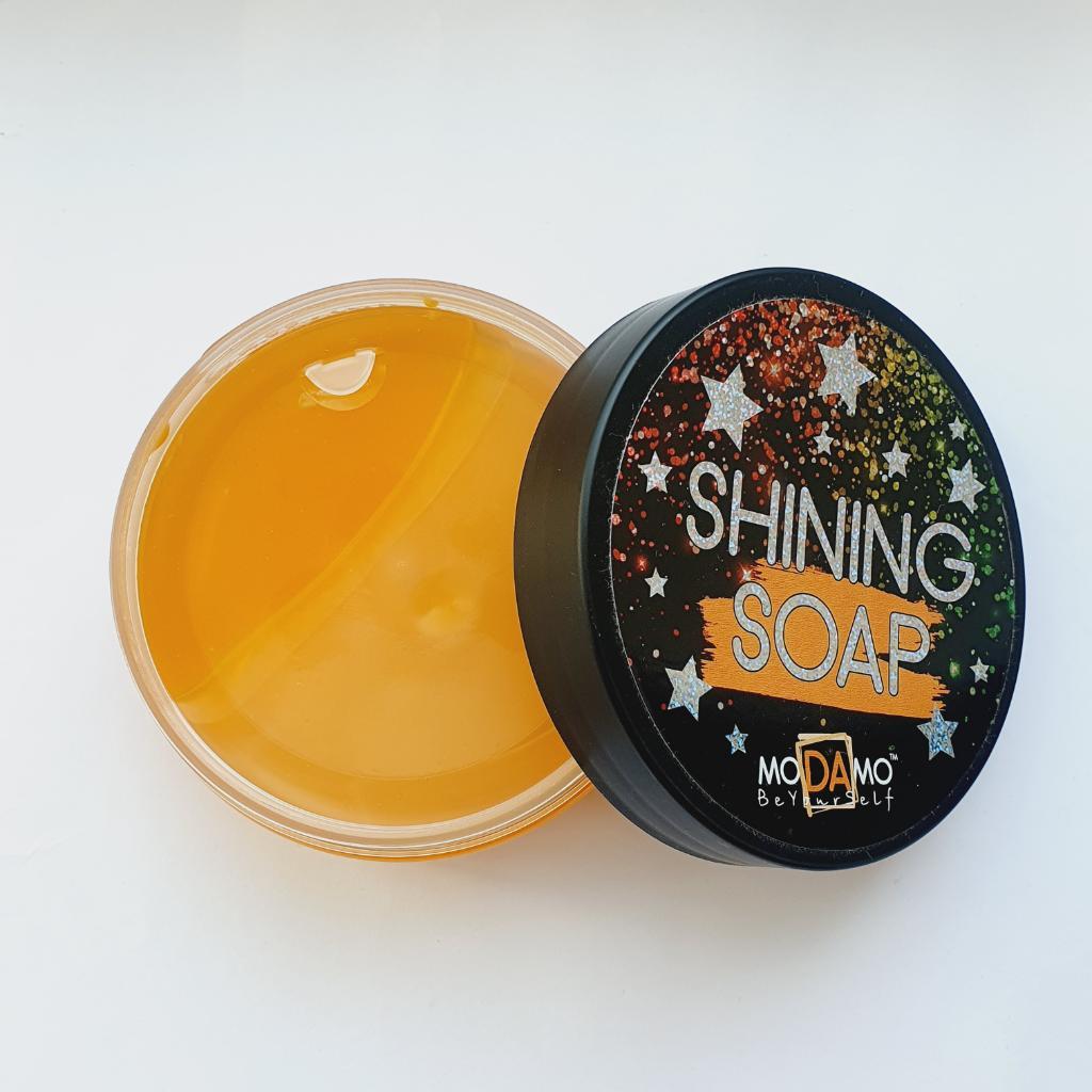Modamo shining soap  мыло густое с блёстками маракуйя