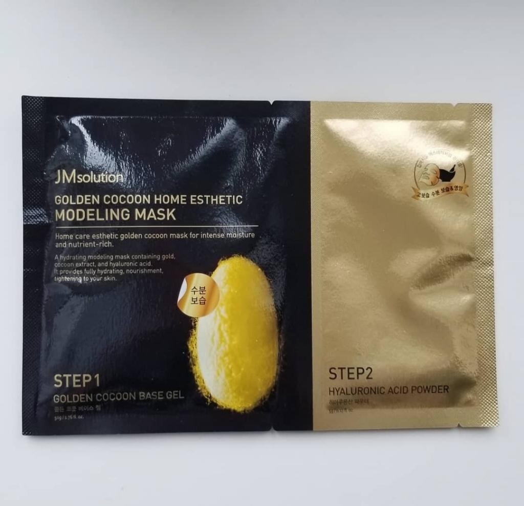 JMsolution Golden Cocoon Home Esthetic Modeling Mask Моделирующая маска с протеинами золотого шелкопряда