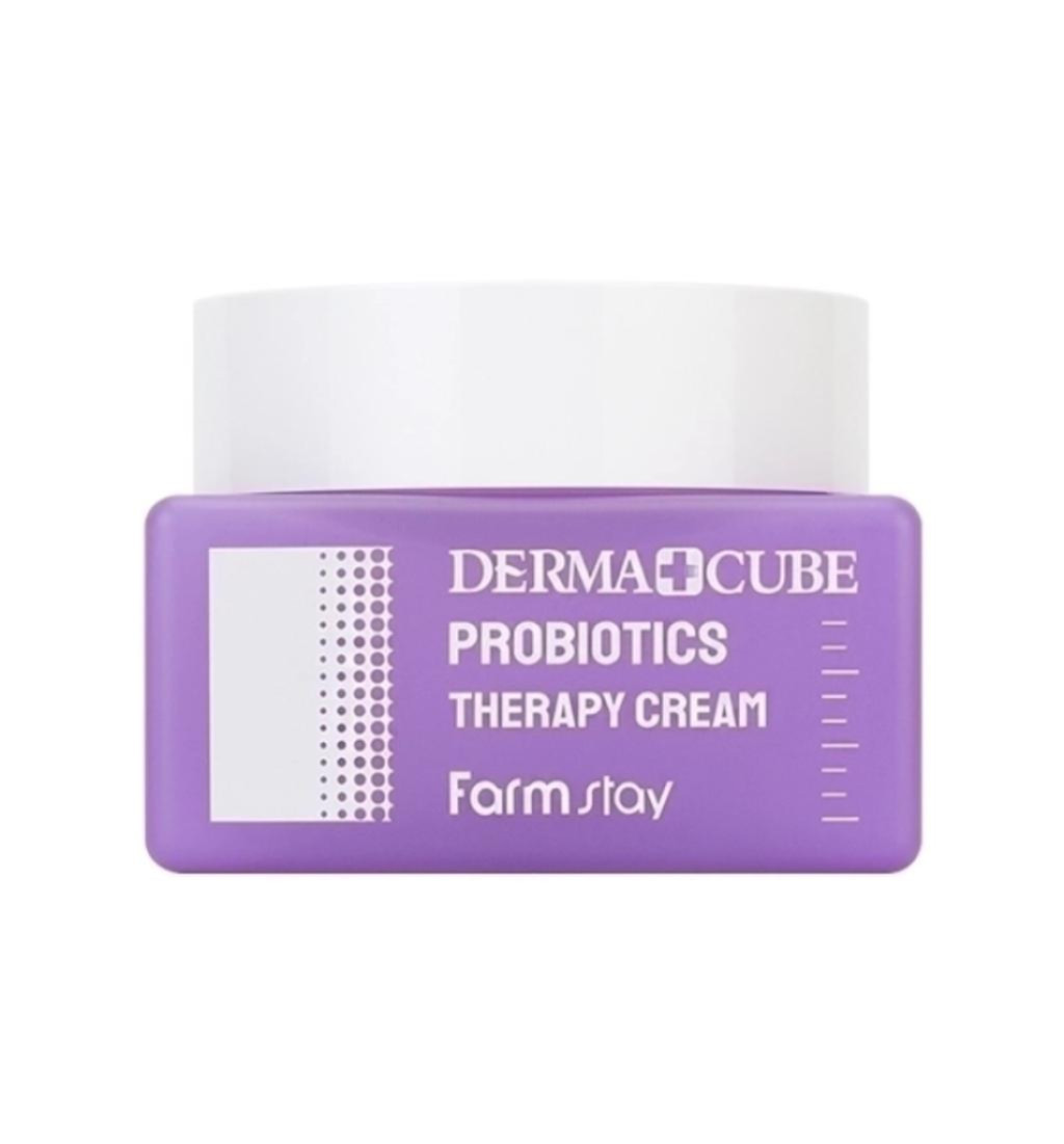 FarmStay DERMA CUBE Probiotics Therapy Cream Крем для лица с пробиотиками