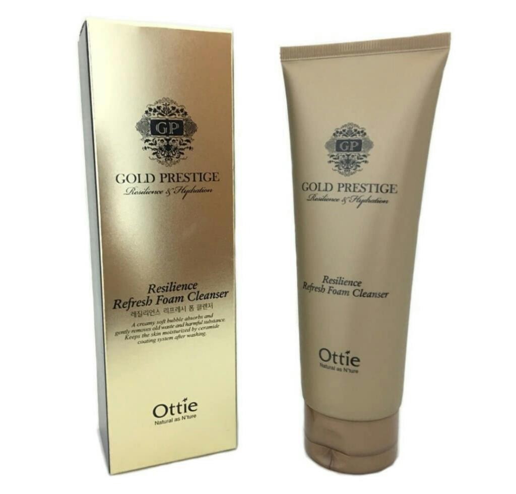 Ottie Gold Resilience Refresh Foam Cleanser  Увлажняющая пенка для упругости кожи