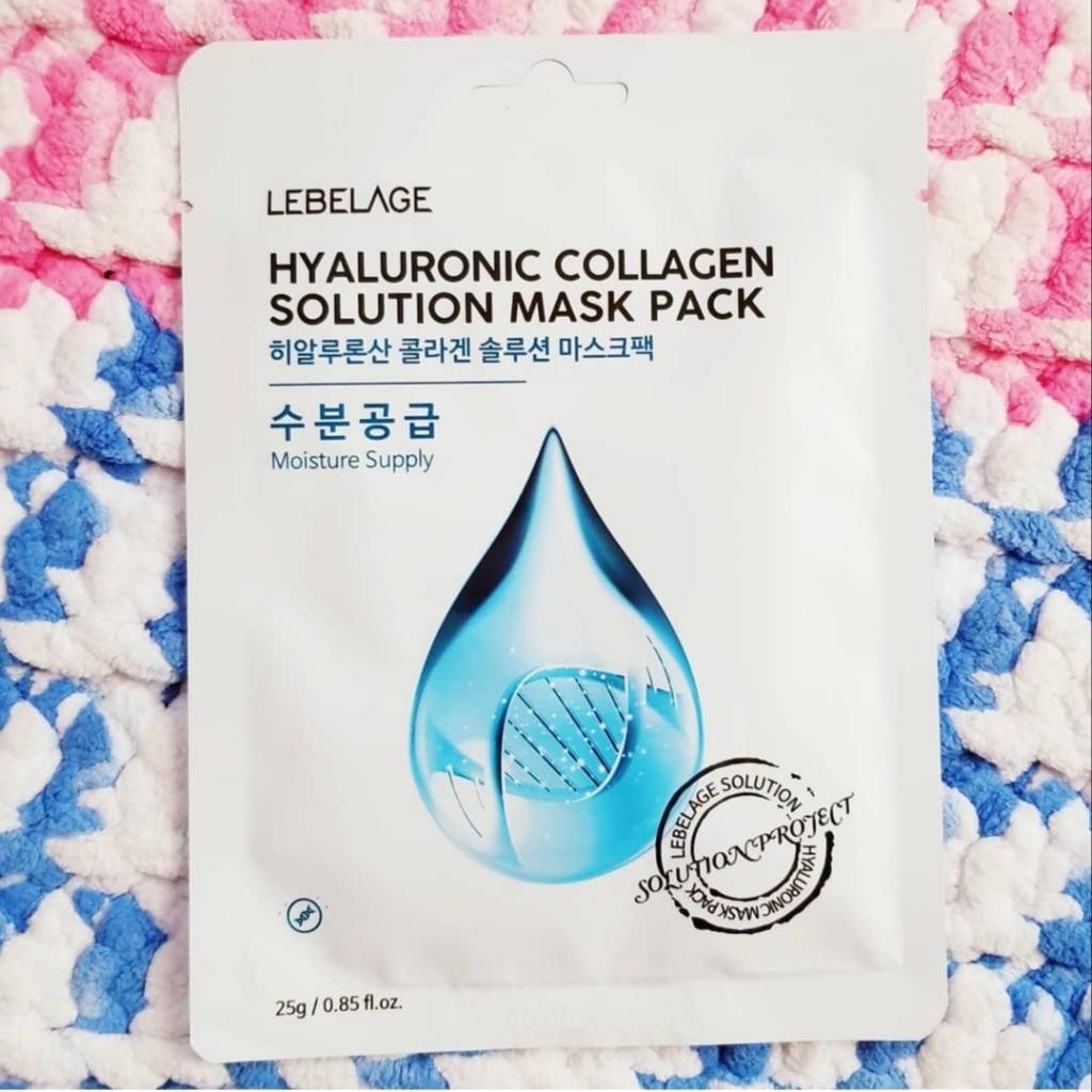 Тканевая маска Lebelage Hyaluronic Collagen Solution Mask Pack