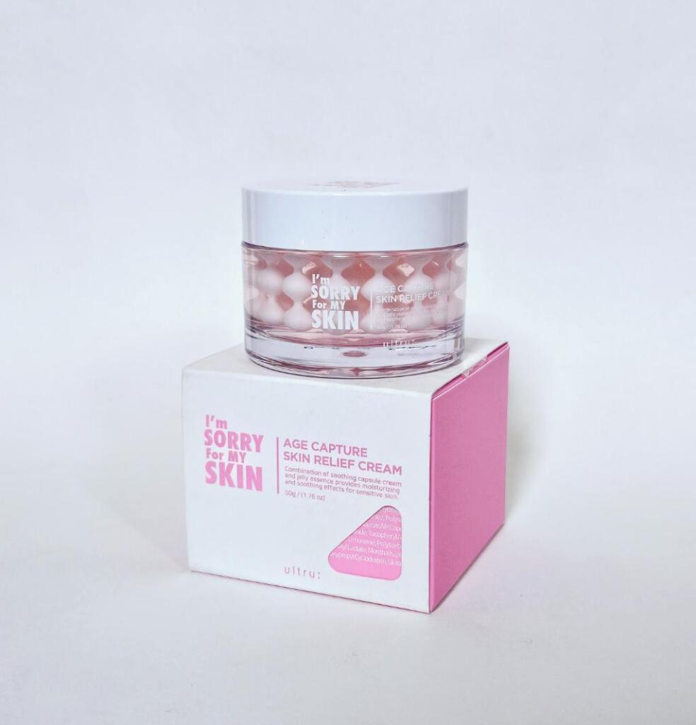 I'm Sorry for My Skin Age Capture Skin Relief Cream  Успокаивающий капсульный крем для лица