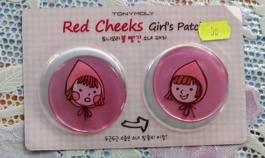 Tony Moly Red Cheeks Girl's Patch  Локальная маска для щек