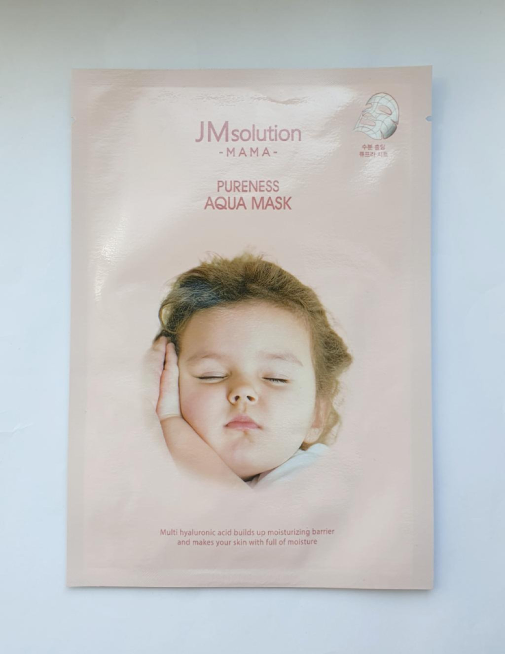 JMsolution Mama Pureness Aqua Mask Гипоаллергенная тканевая маска для увлажнения