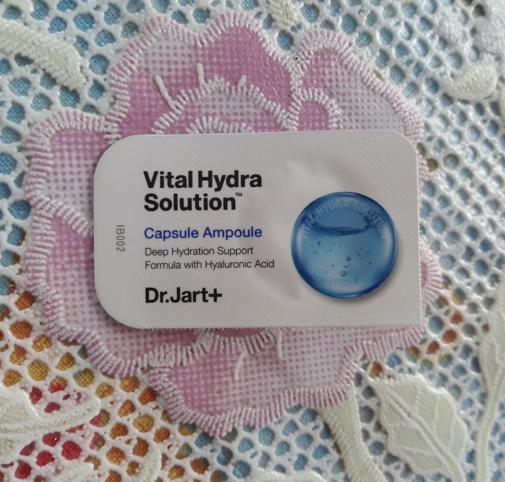 Dr.Jart+ Vital Hydra Solution Capsule Ampoule Ампула для лица с гиалуроновой кислотой.