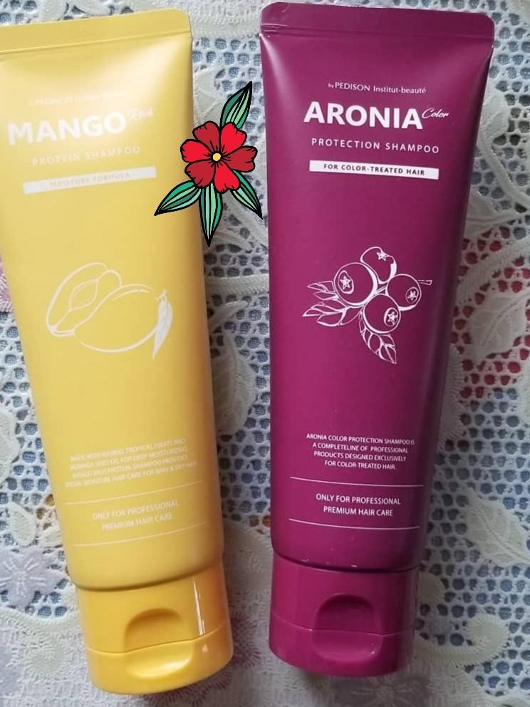 EVAS Pedison Institut-beaute Aronia Color Protection Shampoo Шампунь c экстрактом аронии для окрашенных волос.