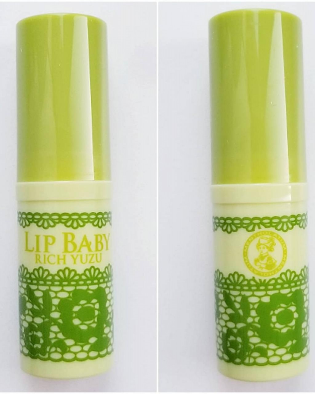 ROHTO Mentholatum Lip Baby Natural Rich yuzu Японский бальзам для губ