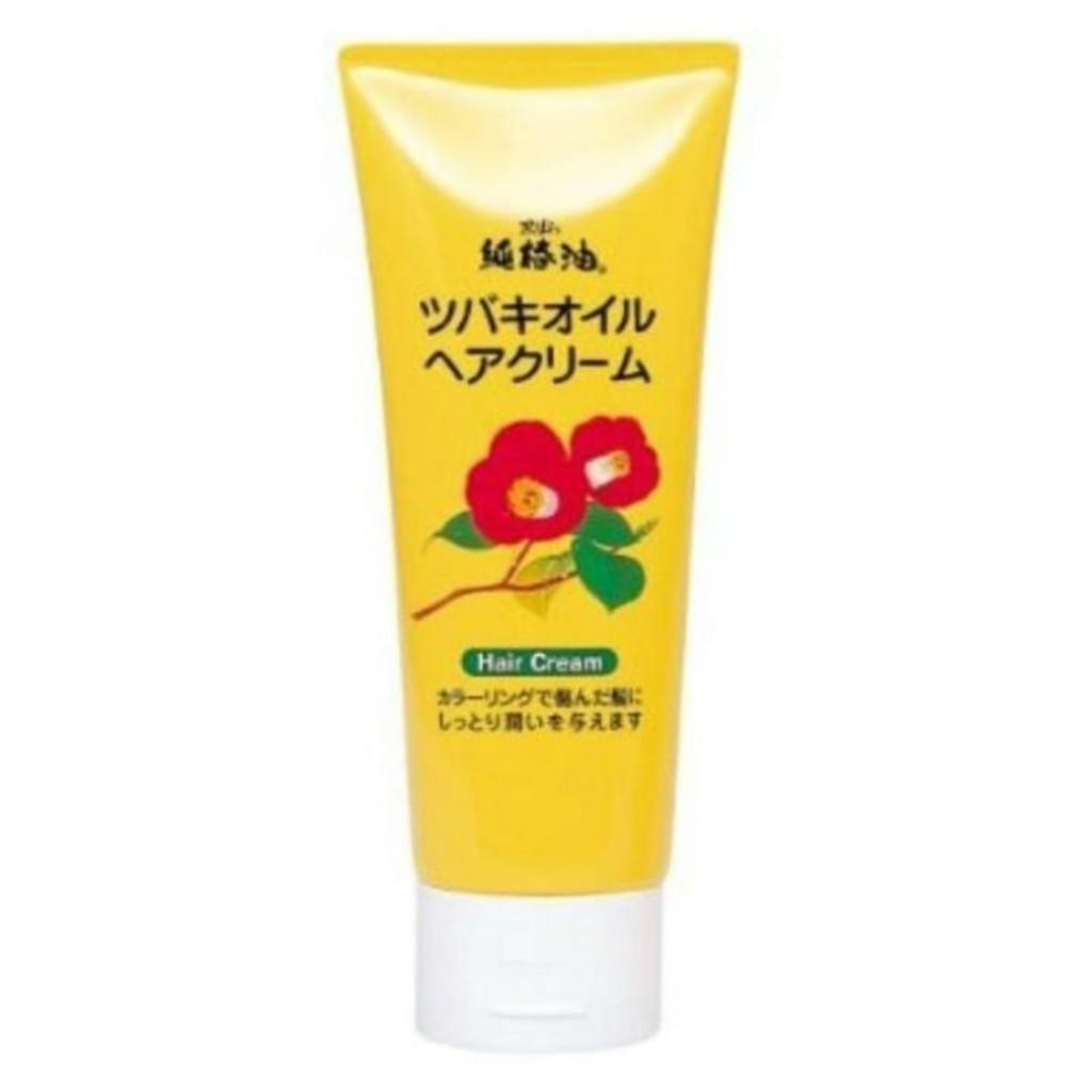 Kurobara Tsubaci oil Hair Cream Маска для восстановления повреждённых волос с маслом камелии.