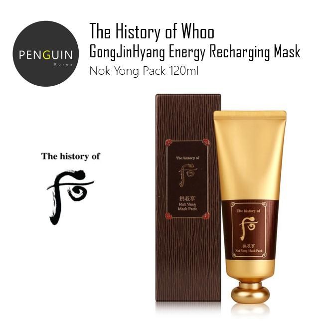 The History of Whoo Nok Yong Energy Mask Смываемая маска на основе экстракта оленьих рогов и маточного пчелиного молочка.