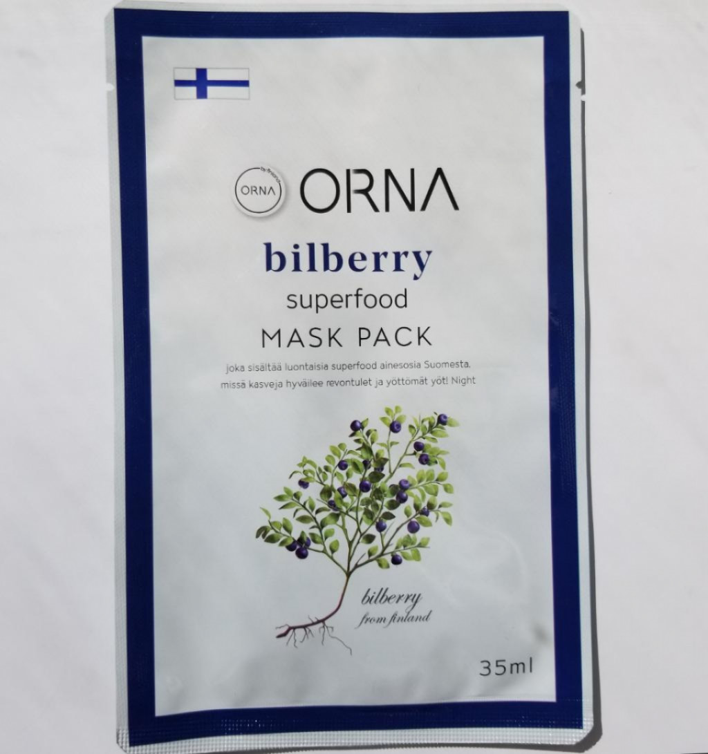 Orha bilberry superfood mask pack Маска суперфуд для оздоровления