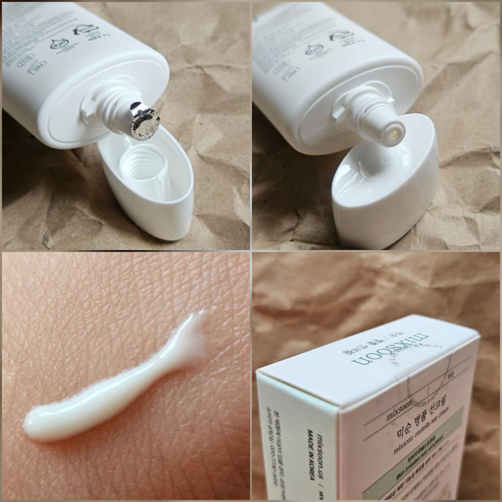 Mixsoon Centella Sun Cream SPF50+ PA++++ Лёгкий солнцезащитный крем с центеллой