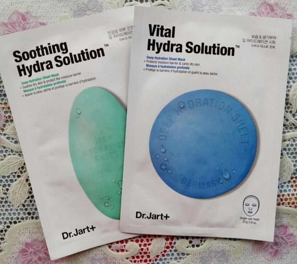 Dr.Jart+ Vital Hydra Solution Увлажняющая маска с гиалуроновой кислотой.