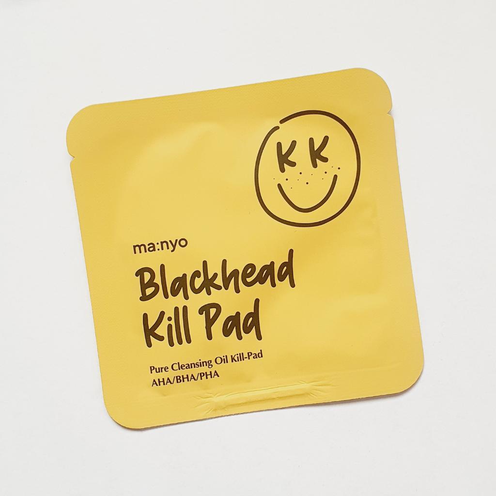 MANYO Blackhead Pure Cleansing Kill Pad Очищающие кислотные пады против черных точек