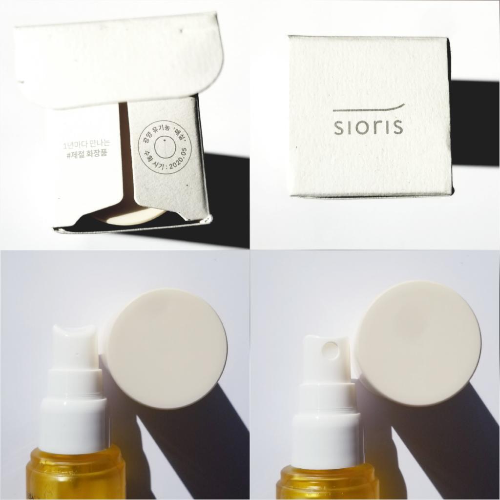 Sioris Time is Running Out Mist Двухфазный увлажняющий органический мист для лица.