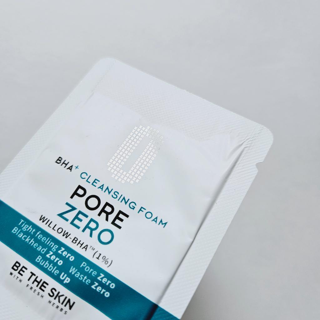 Be The Skin BHA PORE ZERO Cleansing Foam Кремовая пенка для контроля жирности кожи и борьбы с чёрными точками