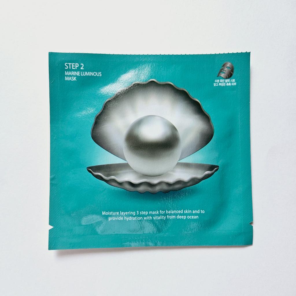 JMsolution Marine Luminous Black Pearl Balancing Mask Трёхшаговый набор для сияния кожи с чёрным жемчугом