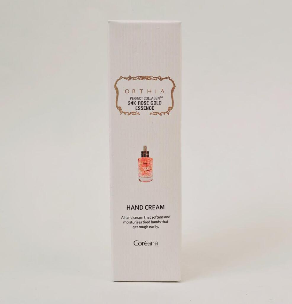 Coreana 24K Gold Rose Ampoule Hand Cream Ампульный крем для рук с экстрактом розы и 24-каратного золота