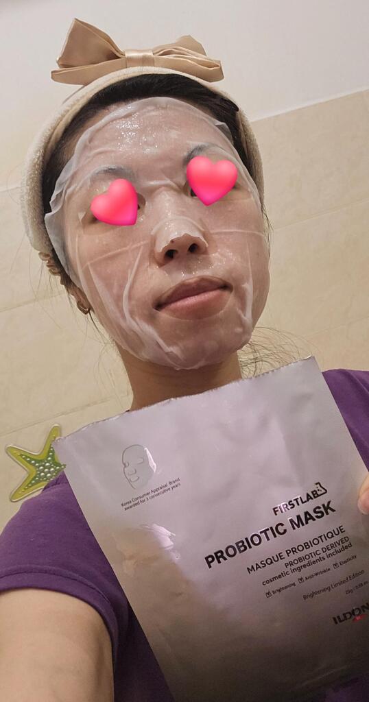Firstlab Ildong probiotic mask Восстановливающая и питательная тканевая маска