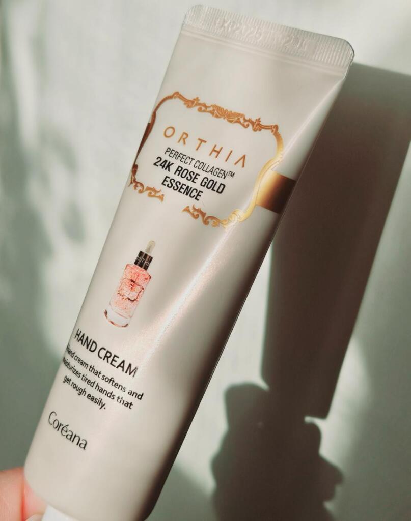 Coreana 24K Gold Rose Ampoule Hand Cream Ампульный крем для рук с экстрактом розы и 24-каратного золота