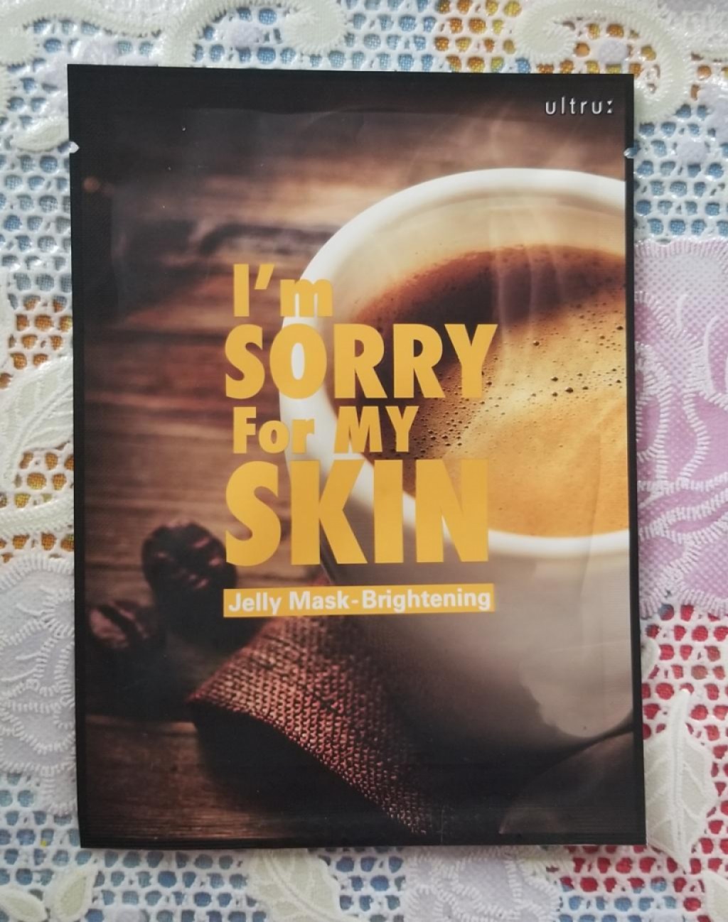 I'm Sorry for My Skin Brightening Jelly Mask (Coffee) Осветляющая тканевая маска