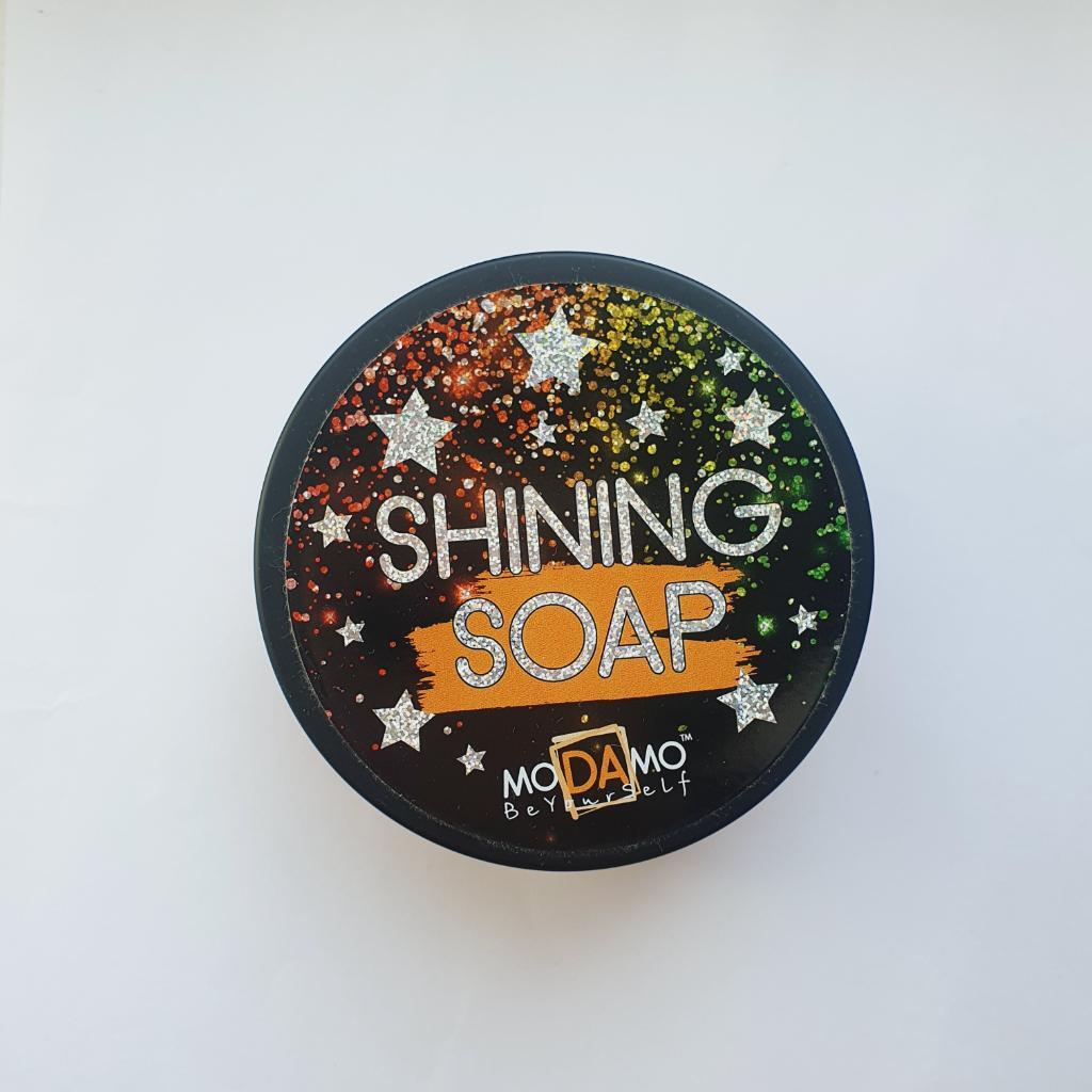 Modamo shining soap  мыло густое с блёстками маракуйя